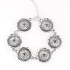 Funky Flower Child - Silver Bracelet
