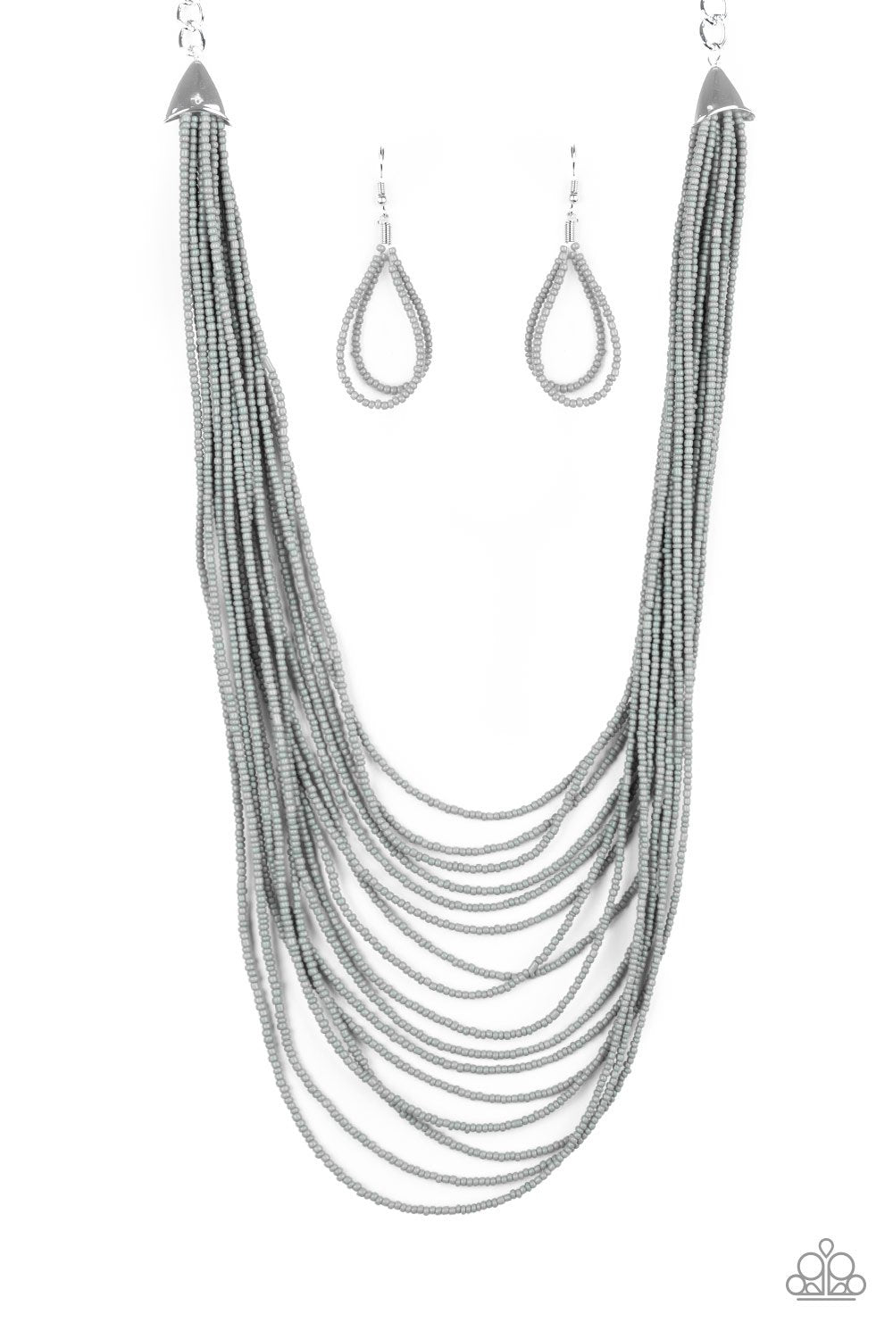Peacefully Pacific - Silver Necklace