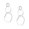 Twisted Trio - Silver Earring