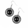 Natural-Born Nomad - Black Earring