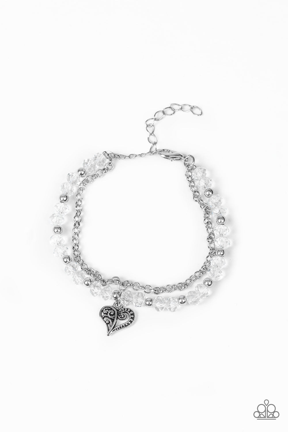 Rare Romance - White Bracelet