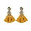 Tenacious Tassel - Yellow Earrings