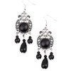 Stone Bliss - Black Earring