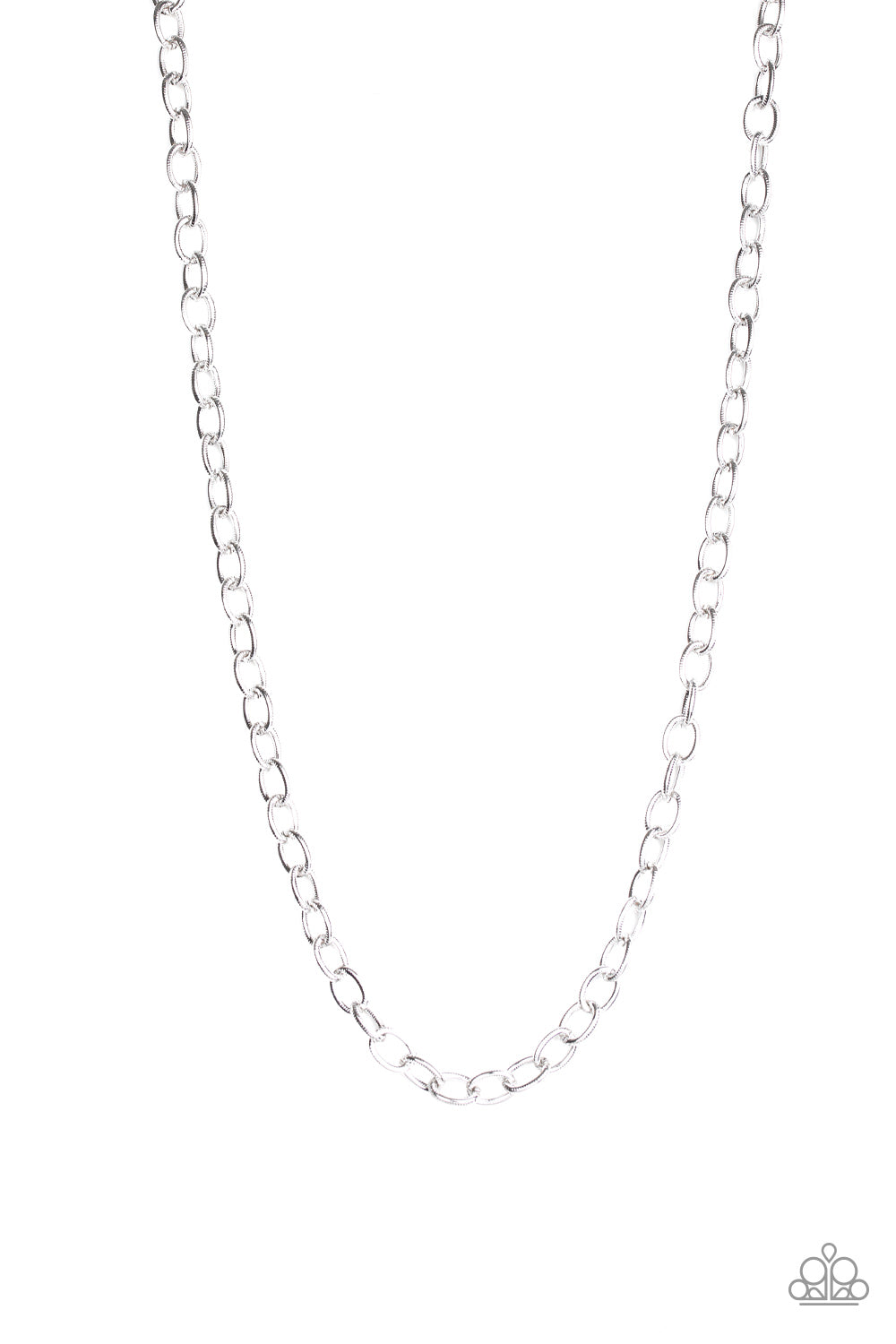 Silver Courtside Seats Necklace