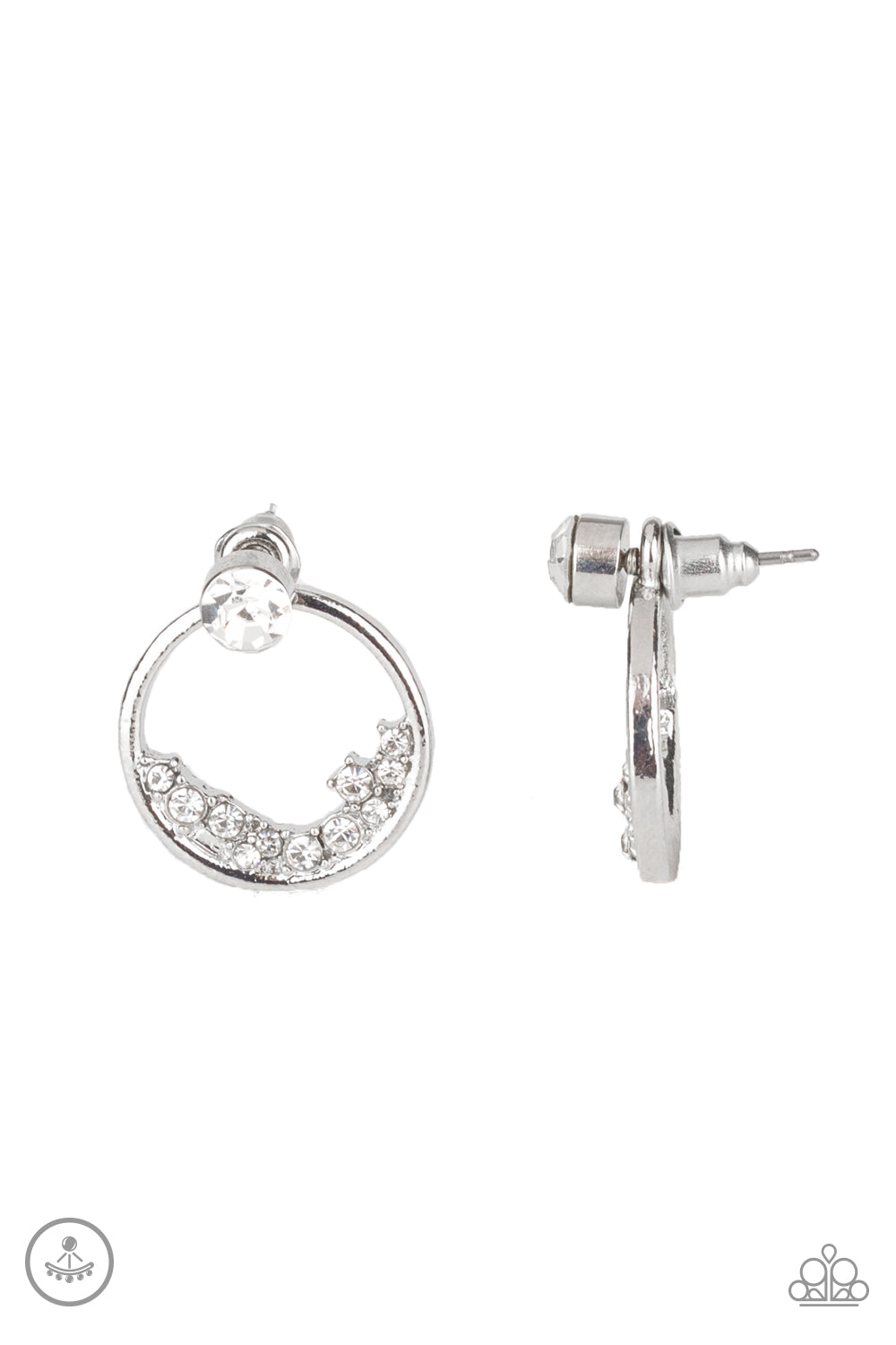 Rich Blitz - White Earring