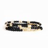 Micro Beading - Black Bracelet