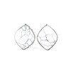 Marble Marvel - White Earring