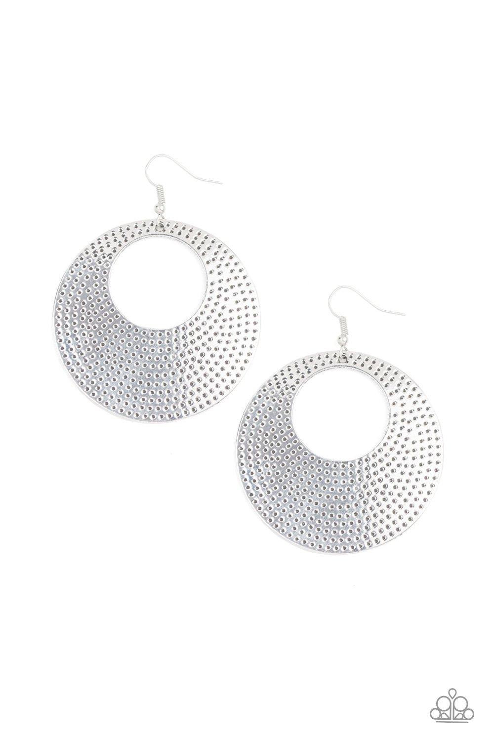 Silver Dotted Delicacy Earrings