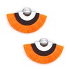 Fan The FLAMBOYANCE - Orange Earrings