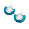 Fringe Fanatic - Blue Earrings