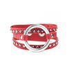 Studded Statement-Maker - Red Bracelet