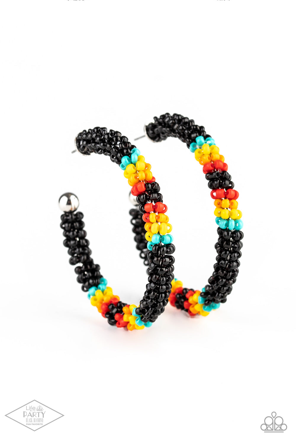 Bodaciously Beaded - Black Earring