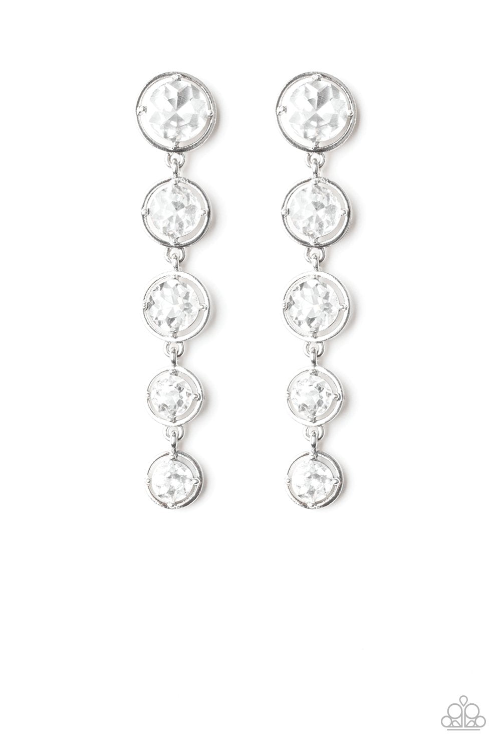 Drippin’ In Starlight - White Earrings