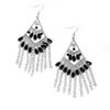 Trending Transcendence - Black Earrings