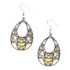 Malibu Macrame - Yellow Earrings