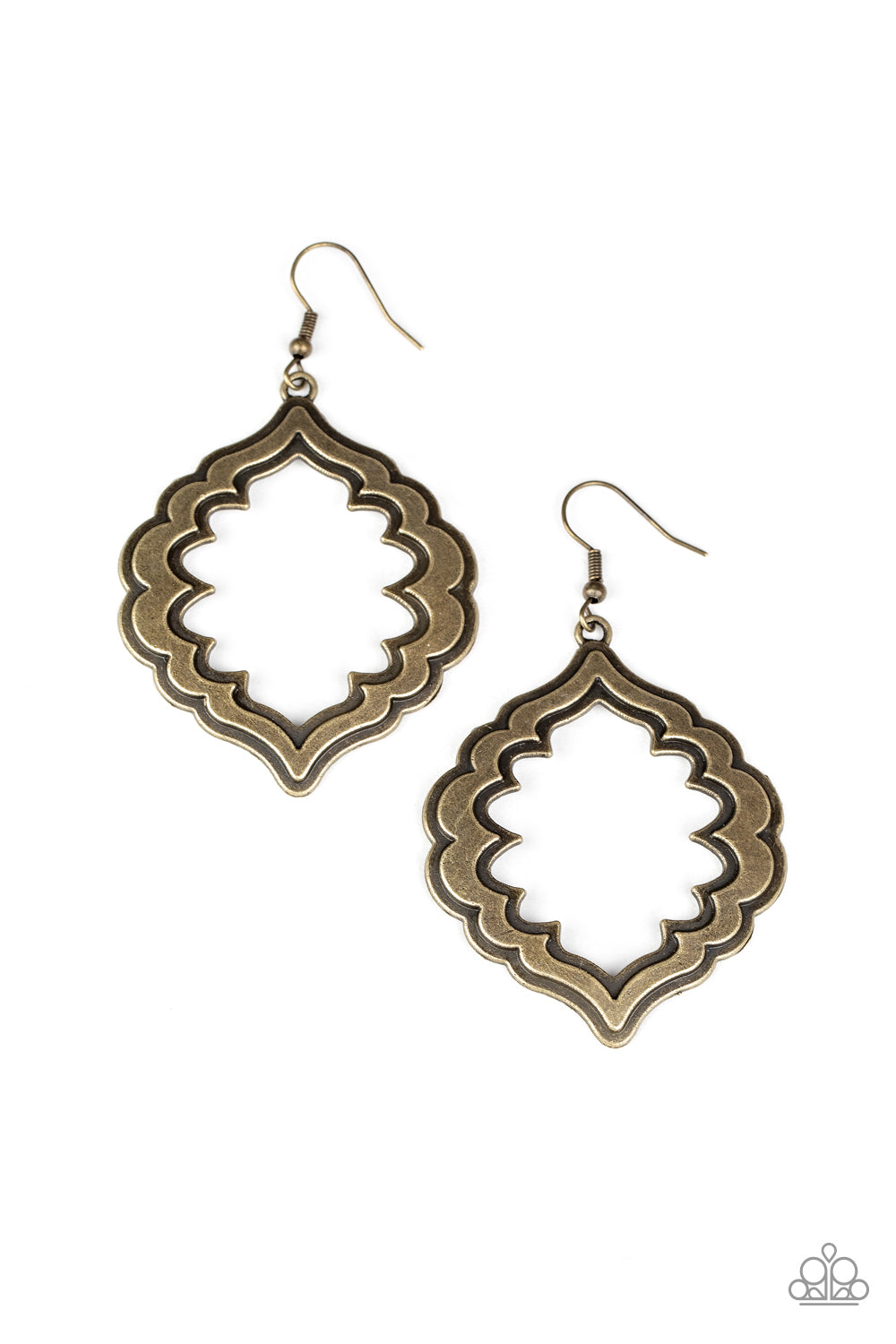 Taj Mahal Majesty - Brass Earring