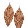 Wherever The Wind Takes Me - Brown Earrings