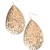 Metallic Mirrors - Gold Earrings