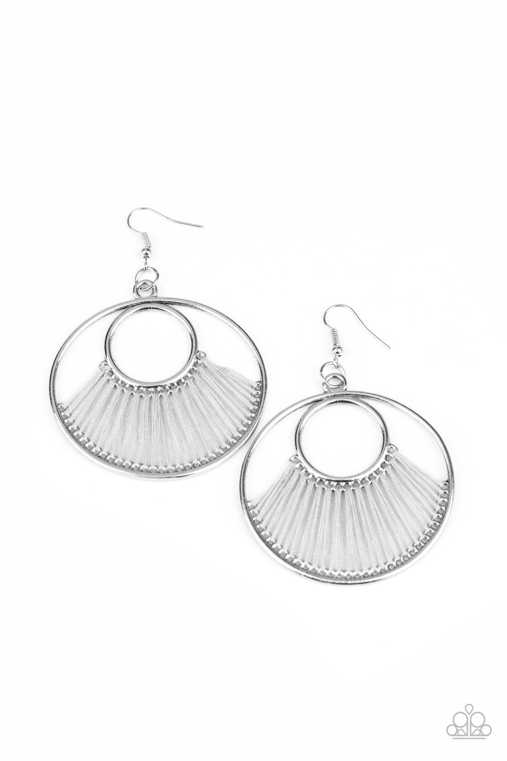 Really High-Strung - Silver Earring