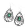 Floral Frill - Green Earring