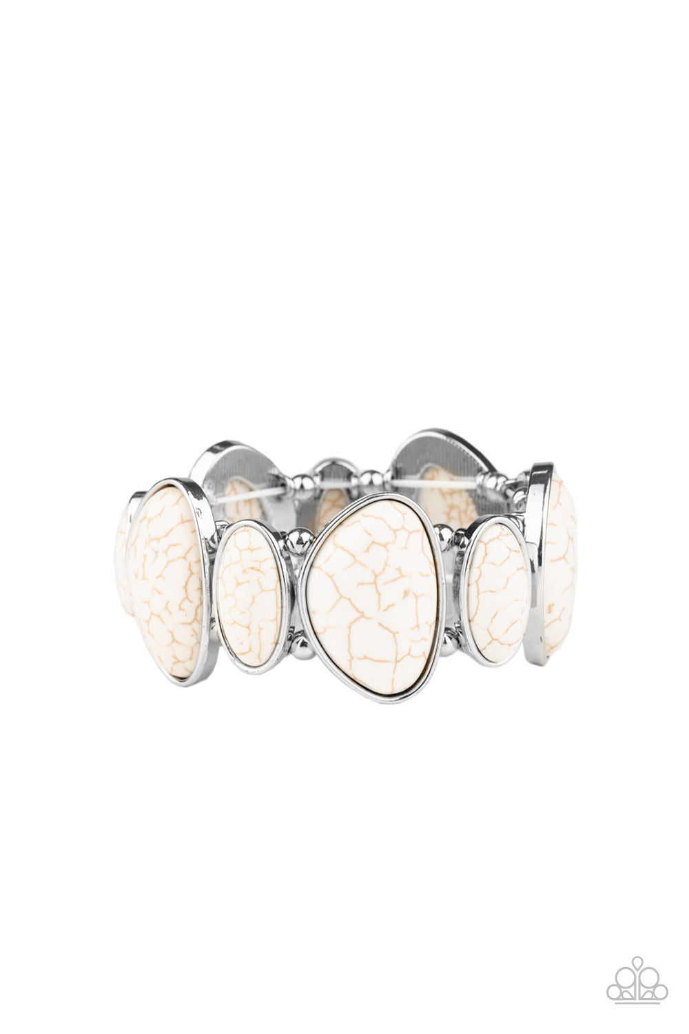 Feel At HOMESTEAD - White Bracelet