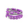 Layered Luster - Purple Bracelet