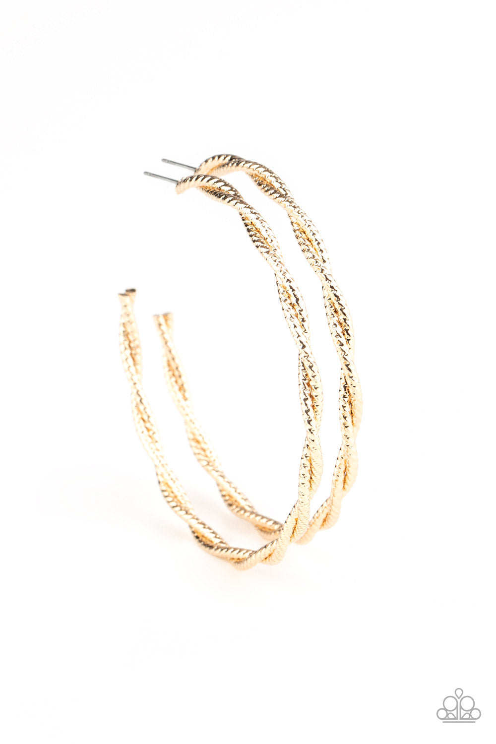 Totally Throttled - Gold Earring