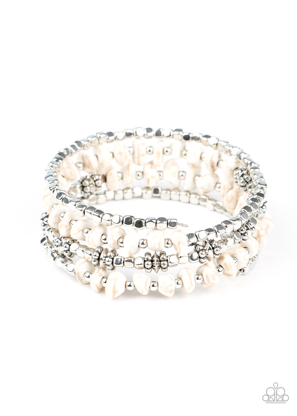 Rockin Renegade - White Bracelet