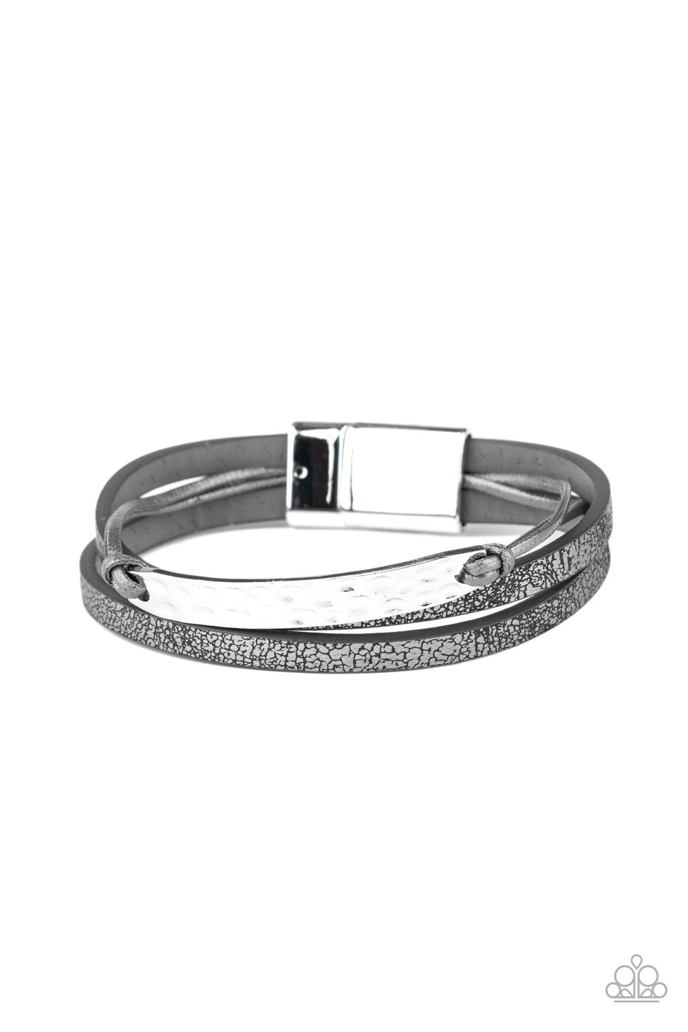 High-Strung Style - Silver Bracelet