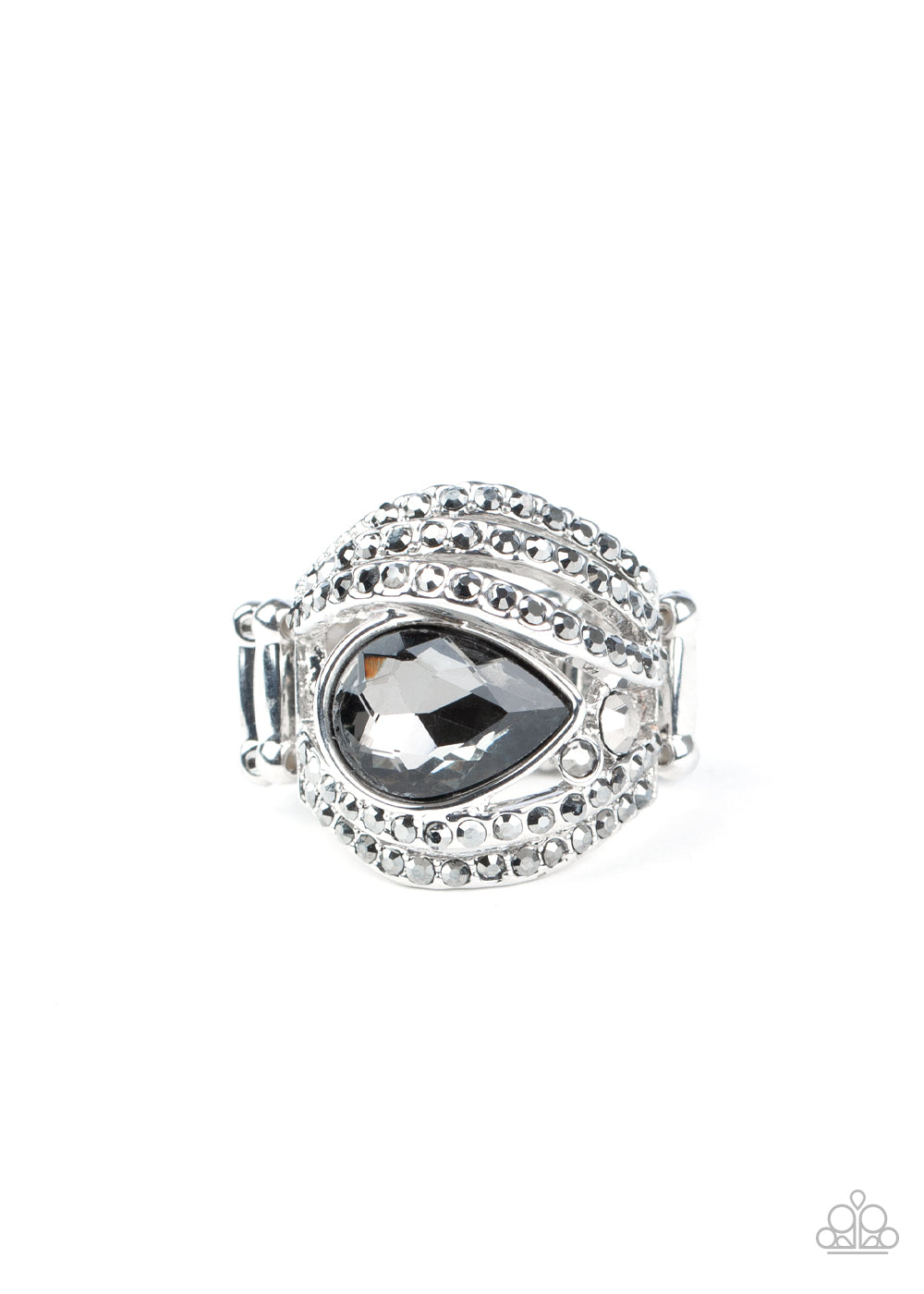 Stepping Up The Glam - Silver Ring