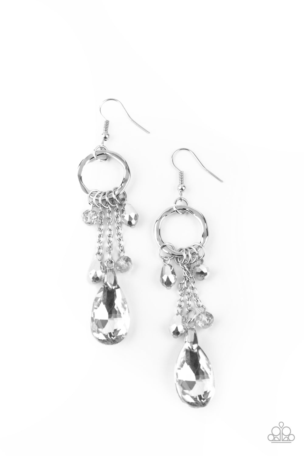 Glammed Up Goddess - Silver Earring