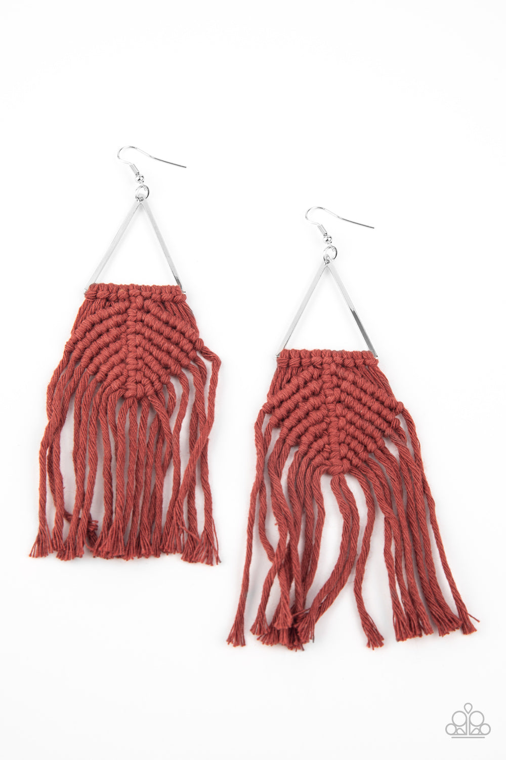 Macrame Jungle - Brown Earring