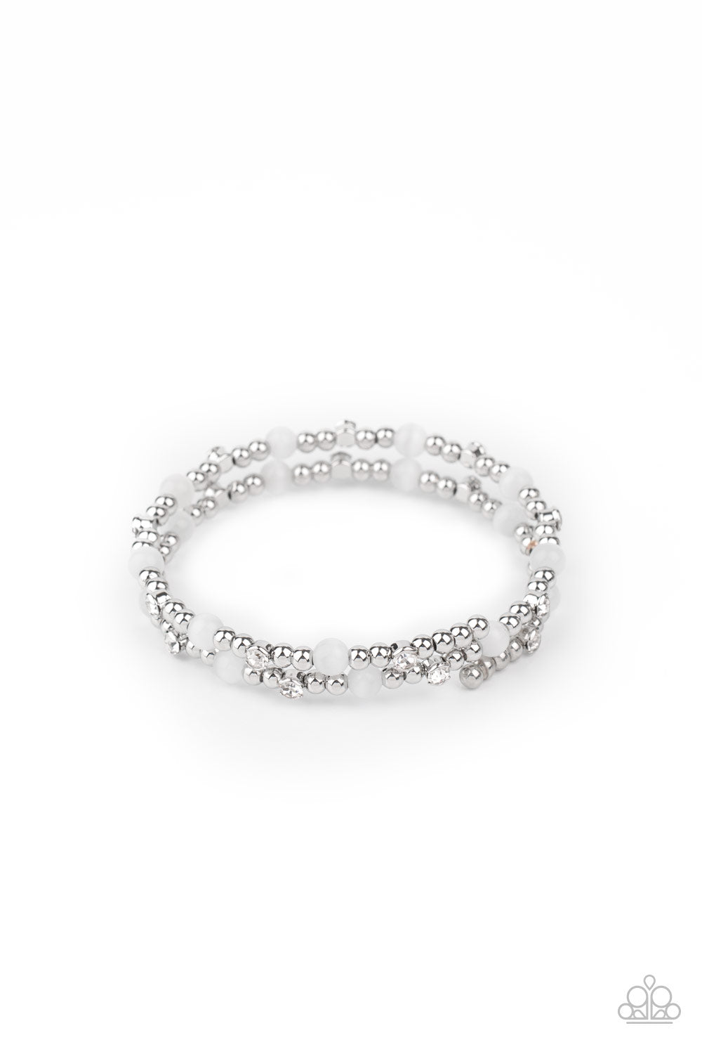 Ethereally Entangled - White Bracelet