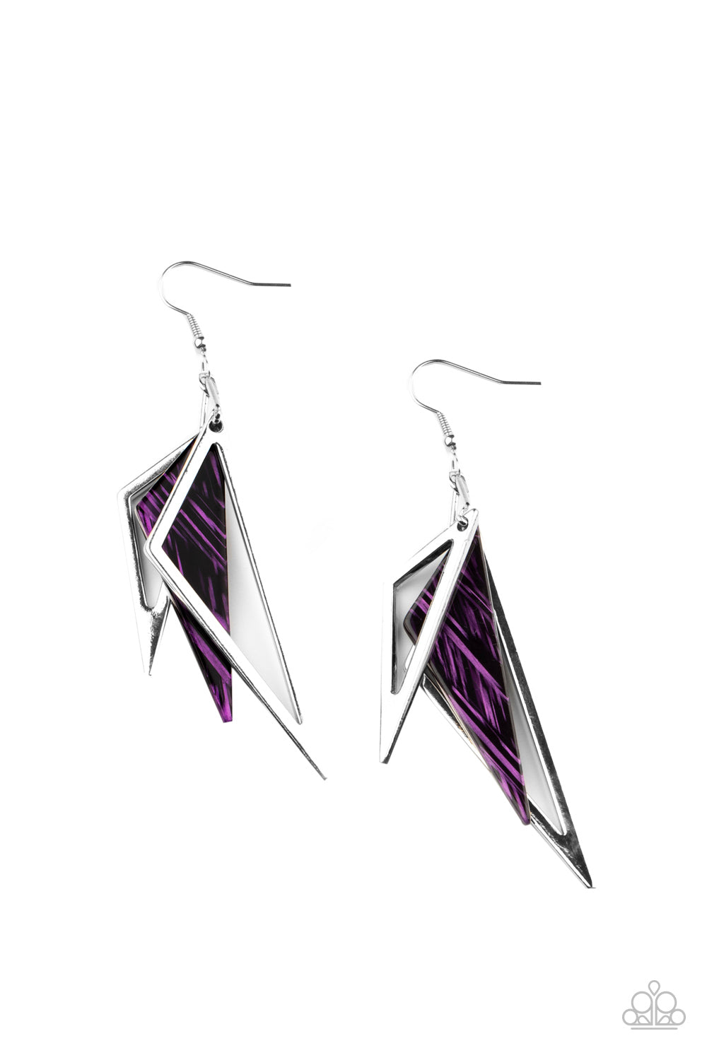 Evolutionary Edge - Purple Earring