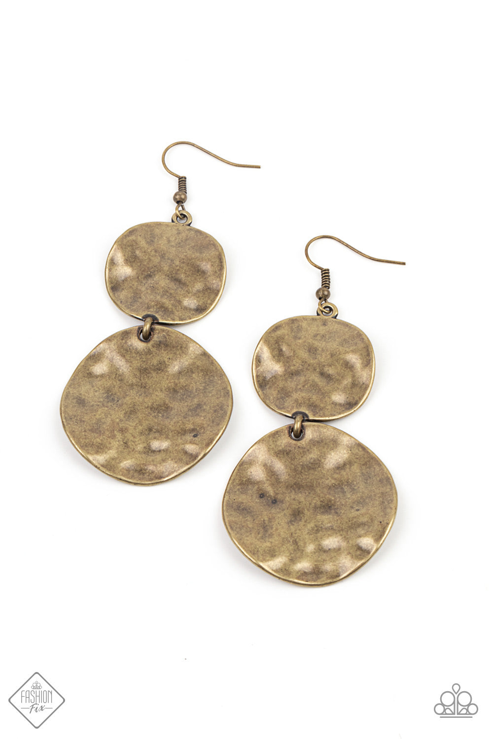 HARDWARE-Headed - Brass Earrring