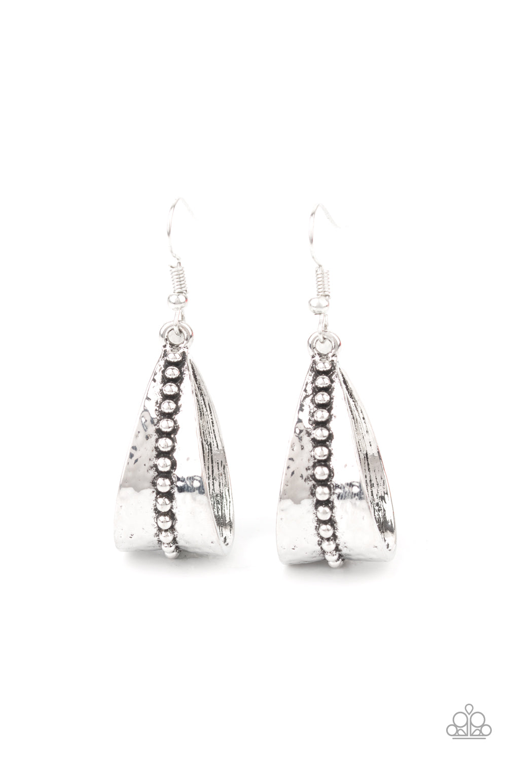 STIRRUP Some Trouble - Silver Earring