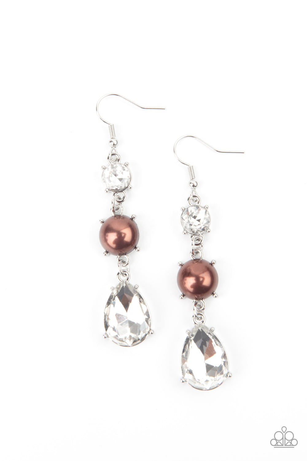 Unpredictable Shimmer - Brown Earring