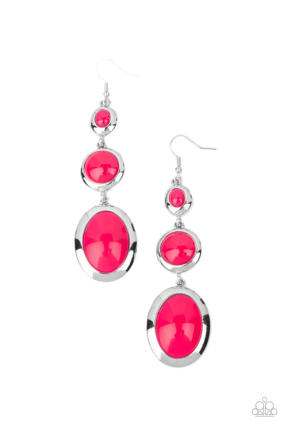 Retro Reality - Pink Earring