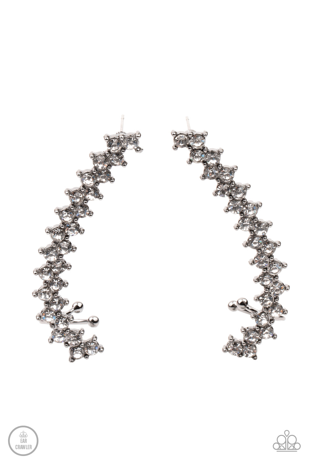 Let There Be LIGHTNING - Black Ear Crawler Earring