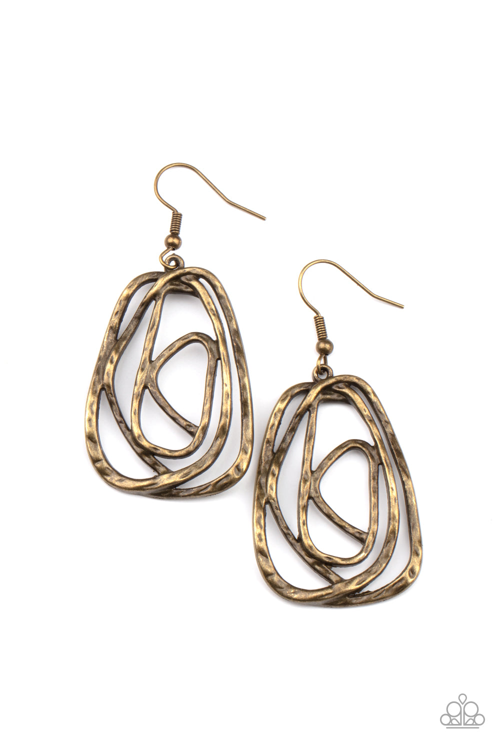 Artisan Relic - Brass Earring