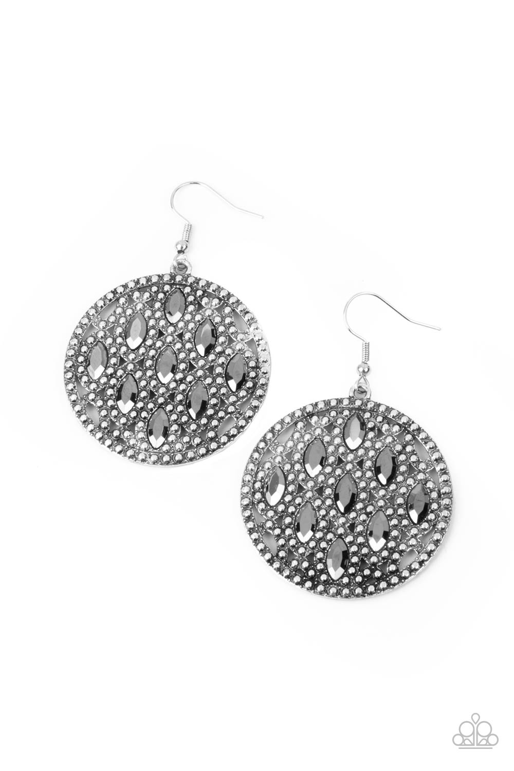 Medallion Stallion - Silver Earring