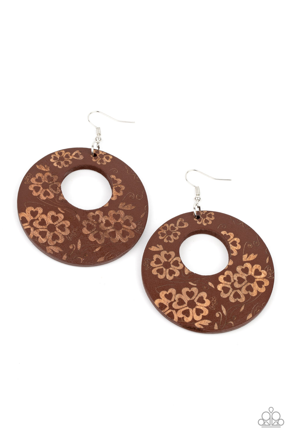 Galapagos Garden Party - Brown Earring