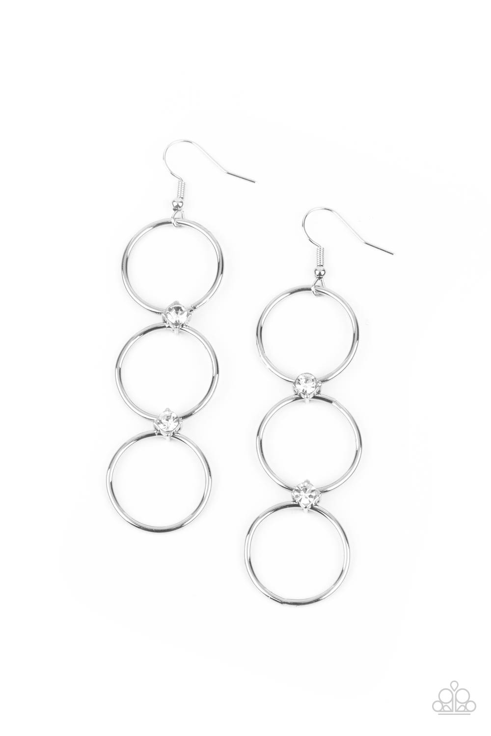 Refined Society - White Earring