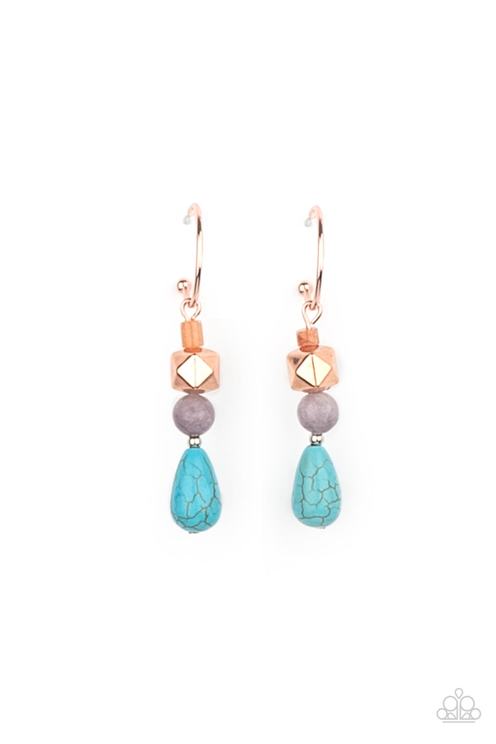 Boulevard Stroll - Copper Earring