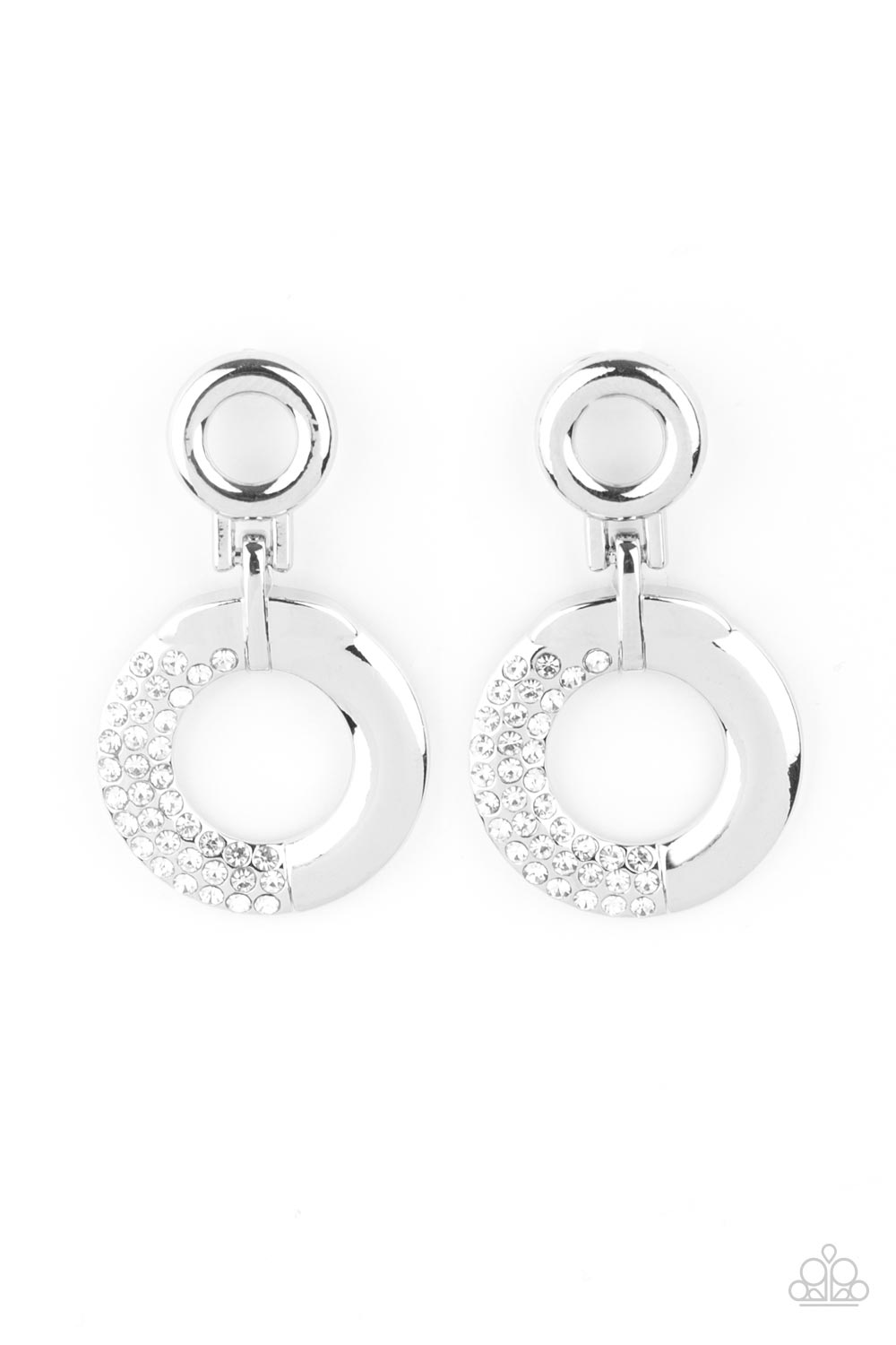 Modern Motivation - White Earring