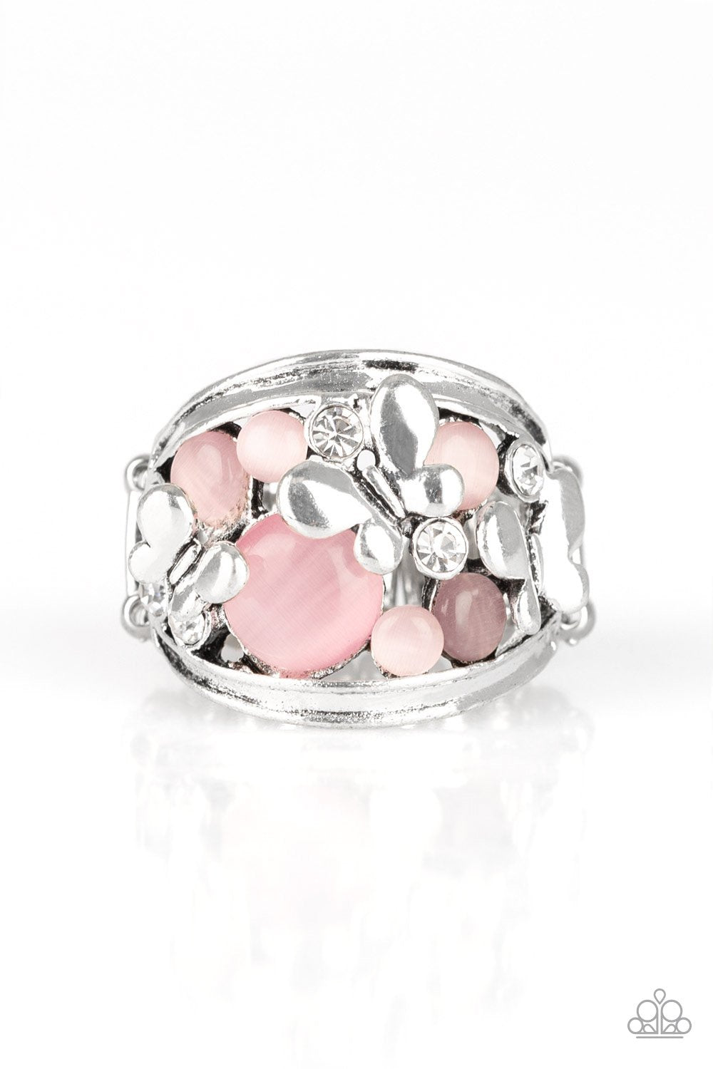 Pink FLUTTER Me Up Ring