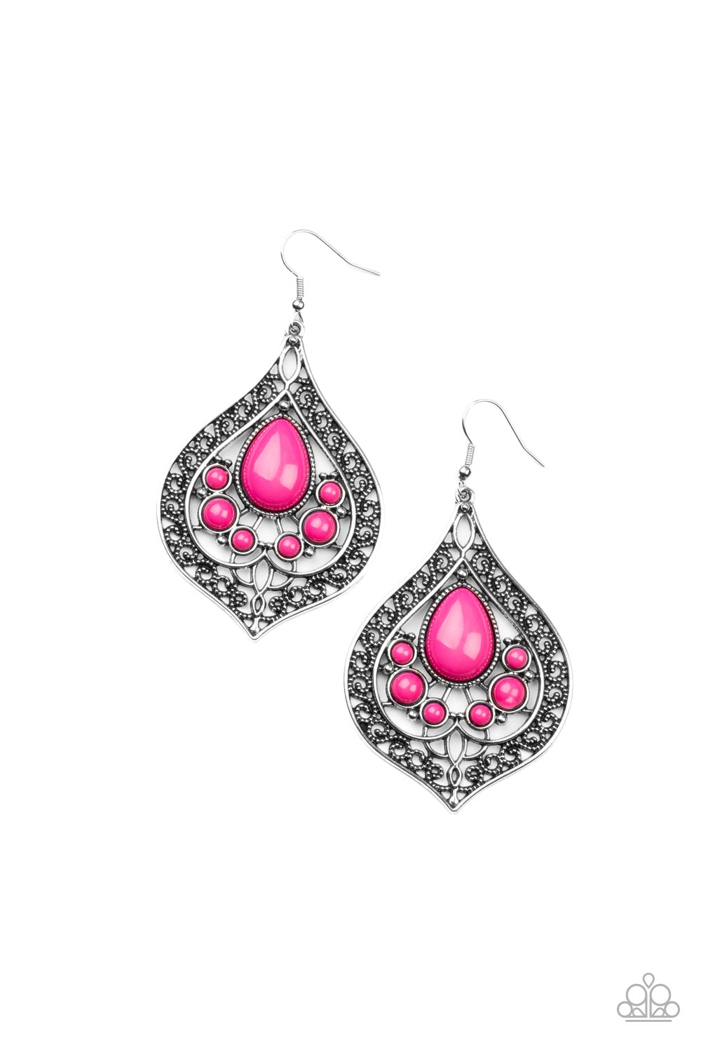 New Delhi Nouveau - Pink Earring