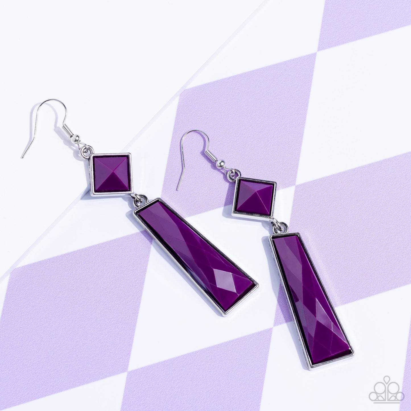 Hollywood Harmony - Purple Earring