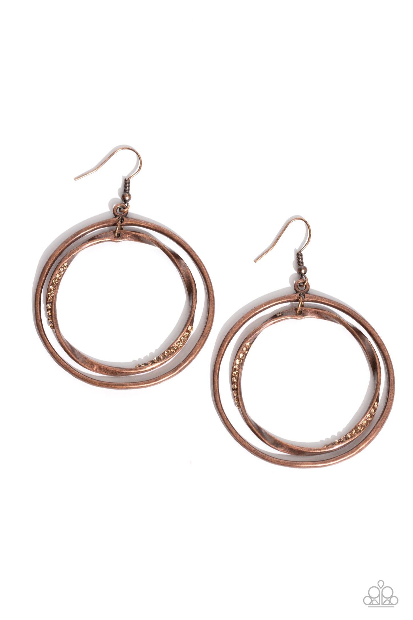 Rebel Rotation - Copper Earring