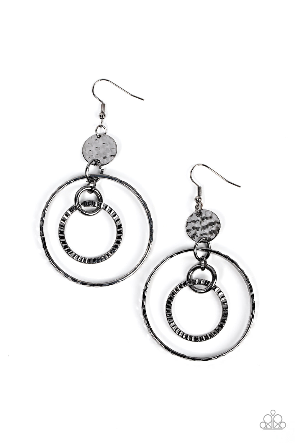 Mechanical Mecca - Black Earring